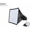 Fotověci Softbox Difuzér na Fotoaparát Blesk Výběr Variant - Obdélník/Kruh, 5 Velikostí Varianta: Obdélník 15x17 cm