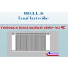 Regulus REGULUS RD12/140 hliník radiátor napáj zdola (v/d) 1120/1400mm,term.hlavica,biely Regulus RD12/140
