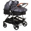Chipolino DUO SMART kočík pre dvojičky Farba: Silver Grey