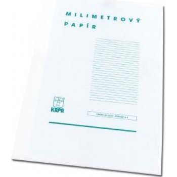 Milimetrový papier A4 50 listov