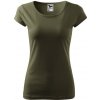 MALFINI Dámske tričko Pure - Military | 2XL