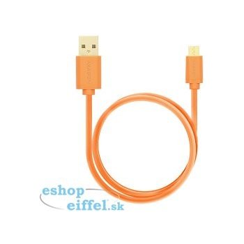 Axagon BUMM-AM02QO Micro USB 2A, 0,2m, oranžový