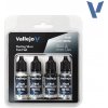 Vallejo 77.251 sada airbrush farieb True Metallic, Odtieň Sterling Silver, 4x18ml (VALLEJO TRUE METALLIC METAL COLOR SET STERLING SILVER, 4 x 18 ml)