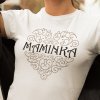 Tričko s potlačou MAMINKA Dámsky Biela 3XL