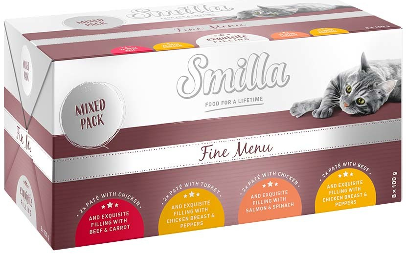 Smilla Fine Menu s náplňou 4 druhy 24 x 100 g