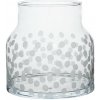 Textilomanie Sklenená váza DOTS