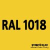 RAL 1018 uretánová auto farba lesklá alebo matná 1 liter + tužidlo + riedidlo (RAL1018 ZINC YELLOW originálny odtieň uretánovej farby s lakom ( ČSN 6226 ))