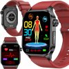 Inteligentné hodinky JG Smart JS580 POĽSKÉ MENU KARDIOWATCH PRE SENIOROV červená