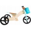 Small Foot Drevené 2v1 Trike Tyrkysové