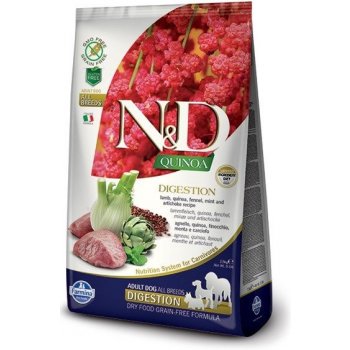 N&D GF Quinoa Dog Digestion Lamb & Fennel 7 kg