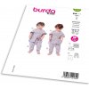 Strih Burda 9191 - Tunika a nohavice pre bábätká