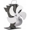 Ventilátor na kachle FLAMINGO päťlopatkový, strieborný