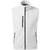 Malfini Exit Uni fleece vesta 525 biela XXXL