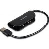 AXAGON HUE-X4B, 4x USB2.0 READY hub, černý