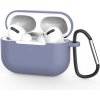 Techsuit – Silicone Case silikónové puzdro na AirPods Pro 3 (ultratenký hladký materiál) – polnočná modrá