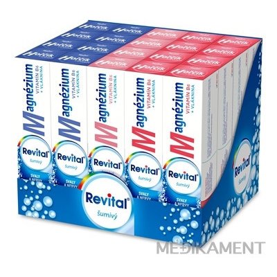 Revital Magnézium + B6 šumivý MIX BOX šumivé tablety 20 x 20 ks 1 set