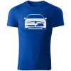 T-ričko Alfa Romeo 156 pánske tričko Farba trička: Nebeská Modrá, Farba potlače: Čierna, Veľkosť: XXL