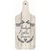 Bohemia Gifts Dekoratívna doska Kuchyňa je srdcom domova 28 x 12 cm