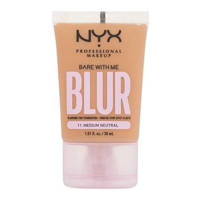 NYX Professional Makeup Bare With Me Blur Tint Foundation zmatňující make-up se středním krytím 11 medium neutral 30 ml