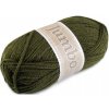 Priadza pletacia 100 g Jumbo - 1 ks 9 (977) zelená khaki