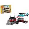 LEGO Nákladiak s plochou korbou a helikop 31146