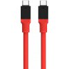 Tactical KP31176 Fat Man USB-C/USB-C, 1m, červený