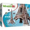 3D puzzle Wrebbit 3D puzzle Eiffelova veža 816 dielikov (665541020094)