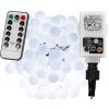 VOLTRONIC 67307 Párty osvetlenie - 10 m, 100 LED diód, studené biele + ovládač