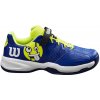 Detská tenisová obuv Wilson Kaos Emo K Blue/Safety Yellow EUR 28