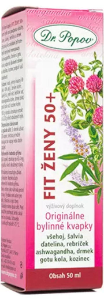 Fit ženy 50+ originální bylinné kapky 50 ml