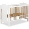 KLUPŚ Detská postieľka IDA 120X60 biely-bukový