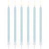 Sviečky na tortu svetlomodré 12ks