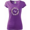 Let's play chess kruh - Dámske tričko Pure - M ( Fialová )