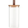 DekorStyle Skleněná dóza na potraviny All in One čirá 1500 ml