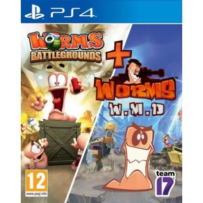 Worms Battlegrounds & Worms W.M.D Double Pack (PS4)