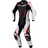 Dvoudílná kombinéza STELLA GP-R7, ALPINESTARS, dámské (černá/bílá/červená fluo, vel. 38)
