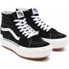 Vans UA SK8 Hi Stacked suede canvas black blanc de blanc