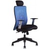 OFFICE PRO Calypso XL - ergonomická stolička s opierkou hlavy, prevedenie antracit- tmavosivá