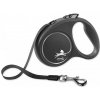 Vodítko FLEXI Black Design M páska 5m/25kg strieborná
