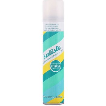 Batiste Fragrance Original suchý šampón pre všetky typy vlasov Clean & Classic Instant Hair Refresh For All Hair Types 200 ml