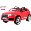Ramiz Elektrické autíčko Audi Q7 2.4G Rádio FM Eva kolesá červená