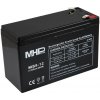 MHPower MS9-12 olověný akumulátor AGM 12V/9Ah, Faston F2 - 6,3mm