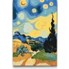 Vymalujsisam.sk Maľovanie podľa čísiel - Pšeničné pole s hviezdnou oblohou Veľkosť: 40x60cm, Rám: Na kartónovej doske