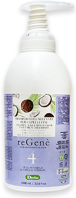 Derbe Objem vlasov šampón kokos Volumizzante Capelli 1000 ml