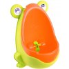 Zaparkorun Detský pisoár v tvare žaby - zeleno-oranžový