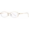 Techsuit - Anti-Blue Light Glasses Reflex PC (LS501) - for Women, Micro - Gold