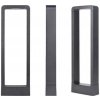 Záhradné stojace vonkajšie pólové svietidlo LED 7W 4000K neutrálna biela Grey IP54 Rio 50cm Masterled