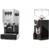 Gaggia New Classic E24, stainless steel + Eureka Mignon Specialita, CR black