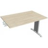 Hobis Rokovací stôl Flex, 120x75,5x80 cm, agát/kov