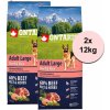 Ontario Adult Large Beef & Rice 2 x 12 kg